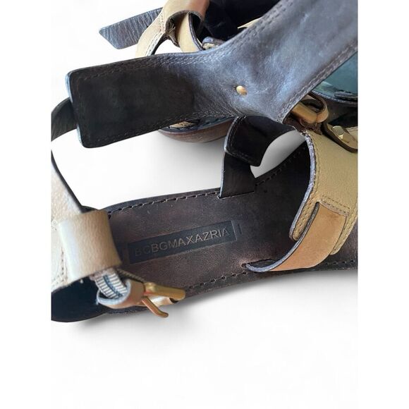 BCBMAXAZRIA Women’s Brazil Genuine Leather Sandals Size 8B Good Condition - Picture 5 of 7